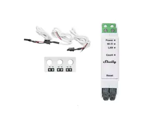 Shelly PRO 3EM-3CT63/ Licznik energii elektrycznej / 1xRJ45 / pamięć 16MB / WiFi / Bluetooth.