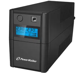 PowerWalker VI 850VA SHL / zasilacz zapasowy / 850VA / 480W / 2 gniazda