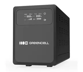 Green Cell 1500VA / 1000W / Zasilacz zapasowy / 2-6 ms / 12V / 2x Schuko
