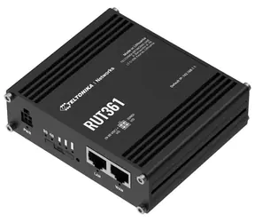 Teltonika RUT361 / Router przemysłowy / 10 100Mbs / 1x LAN / 1x WAN / 1× gniazdo SIM