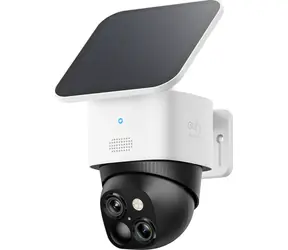 Anker Eufy SoloCam S340 biała / Zewnętrzna kamera IP z ładowaniem solarnym / 4K / 360° / Wi-Fi / microSD