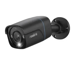 Reolink P330 czarna / Kamera IP zewnętrzna / 3840 x 2160 / IP66 / IR / MicroSD / PoE