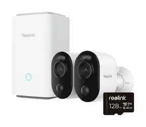 Reolink Home Hub + 2x Argus Series B310 + karta microSD 128 GB / 2304 x 1296 / IP65