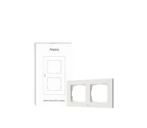 Ramka podwójna Aqara Switch Frame H2 EU (2-gang) (FE-X01D) do przełączników Aqara H2, biała