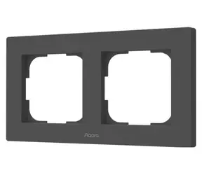 Ramka podwójna Aqara Switch Frame H2 EU (2-gang) (FE-X01DG) do przełączników Aqara H2 w kolorze szarym