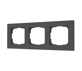 Ramka potrójna Aqara Switch Frame H2 EU (3-gang) (FE-X02DG) do przełączników Aqara H2 w kolorze szarym