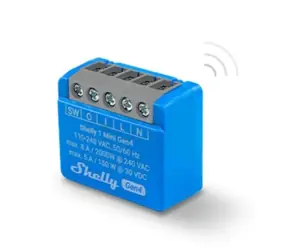 Shelly 1 Mini Smart Wi-Fi Relay (1 kanał) / Wi-Fi / Bluetooth / 8A