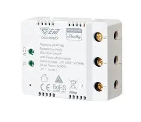 Shelly PbS Ogemray SMART Relay 25A / Wi-Fi / Bluetooth / 25A