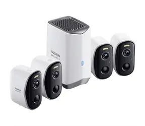 Baseus Security N1 PLUS 2K 4 szt. / System kamer / 4X kamera N1 PLUS i stacja centralna