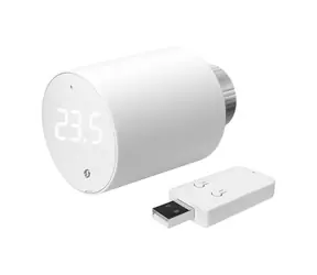Głowica termostatyczna Shelly Blu TRV + bramka Blu Gen. 3 biała / Inteligentna głowica termostatyczna + bramka Bluetooth