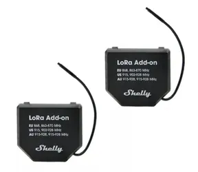 Dodatkowy moduł radiowy Shelly LoRa czarny (2 szt.) / do GEN3 i GEN4