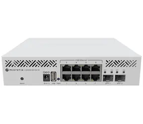 Przełącznik routera chmurowego Mikrotik CRS310-8G+2S+IN / 8x 2,5GbE i 2x SFP+ / RouterOS / 1U