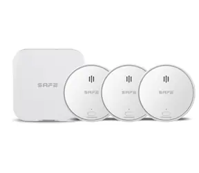 Kit startowy SAFE Fire biały / Zestaw bezprzewodowy do wczesnego wykrywania pożaru / LAN / Wi-Fi / 2xSIM / 150 kanałów