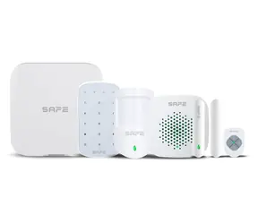 Kit startowy SAFE PLUS biały / Kompleksowe zabezpieczenia mieszkania/domu/biura / LAN / Wi-Fi / 2xSIM / 150 kanałów