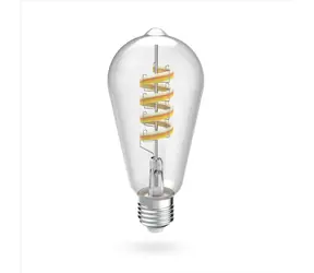 Żarówka LED HAMA SMART WiFi / Matter / E27 / Filament ST64 / RGBW / ściemnialna / aplikacja