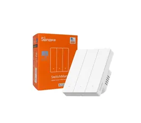 Sonoff ZBM5 SwitchMan Zigbee inteligentny przełącznik ścienny / 3-przyciskowy / 86 mm / biały