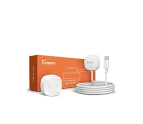 Czujnik wycieku wody Sonoff SNZB-05P Zigbee i kabel detekcyjny WLDC200 biały