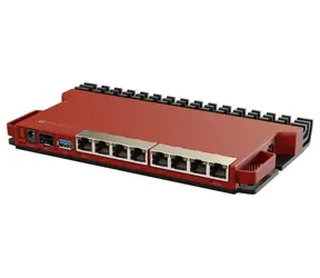 Mikrotik L009UiGS-RM / Router, ARM Qualcomm IPQ-5018 / 8× GbE RJ-45 / 1× 2.5G SFP / 1× USB 3.0 / PoE / Montaż w szafie rack