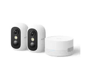 Anker Eufy C35 biały / HomeBase Mini + 2x kamera IP / 1080p / 130° / noktowizor / microSD / Wi-Fi
