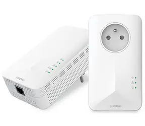 Strong Powerline 1000 WF DUO FR V2 / Zestaw 2 adapterów Powerline / 1000 Mb/s / 1x GLAN / Wi-Fi 1200 Mb/s przy 2,4/5 GHz
