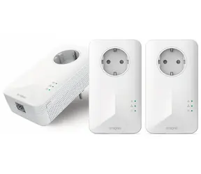 Strong Powerline 1000 TRI EU V2 / Zestaw 3 adapterów Powerline / HomePlug AV/AV2 / 1000 Mb/s / 1x GLAN / zasięg do 300 m