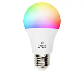 Żarówka Xtend Home SMART / Inteligentna żarówka LED / E27 / RGB+W / 11 W / 1050 lm / kolorowa / ściemnialna / WiF