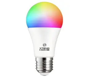 Żarówka Xtend Home SMART / Inteligentna żarówka LED / E27 / RGB+W / 14 W / 1400 lm / kolorowa / ściemnialna / WiF