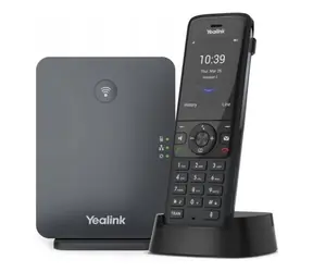 Rozpakowano - Yealink W78P SIP DECT (baza + słuchawka W78H) / telefon VoIP / 10x SIP / do 10 słuchawek DECT / rozpakowano