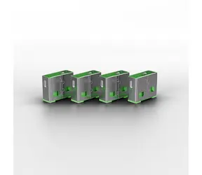 Lindy 40451 Blokada portu USB zielona /4 szt.