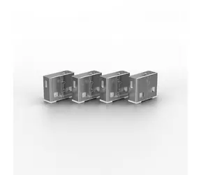 Lindy 40464 Blokada portu USB bez klucza biała / 10 szt.