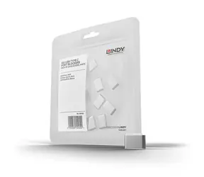 Lindy 40439 Blokada portu USB-C biała / 10 szt.