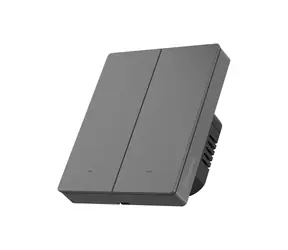 Sonoff SwitchMan Smart Wall Switch M5 Matter ciemnoszary / 2-przyciskowy / 80 mm  