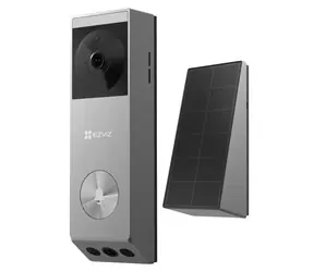 Inteligentny wideodomofon Ezviz EP3x Pro z dwiema kamerami, srebrny / Wi-Fi / 2048×1296 / IP65 