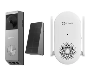 Zestaw inteligentnego wideodomofonu Ezviz EP3x Pro + dodatkowy dzwonek CS-CH1 / Wi-Fi