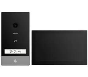 Domofon inteligentny Ezviz HP7 czarno-srebrny / Wi-Fi / FHD / 7-calowy monitor dotykowy / bezprzewodowy dzwonek / IP65