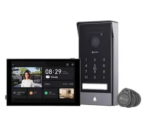 Domofon inteligentny Ezviz HP7 Pro 4K czarno-srebrny / Wi-Fi / 4K / 8-calowy monitor dotykowy / dzwonek bezprzewodowy / IP65