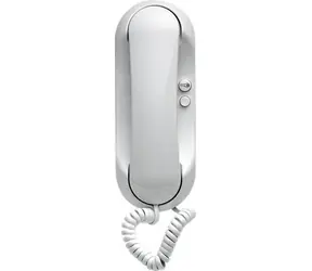 Rozpakowano - TESLA ESO biały / Telefon domowy / dzwonek elektroniczny / zamek elektryczny z 1 przyciskiem / rozpakowano