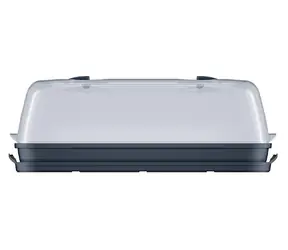 Prosperplast RESPANA SZKLARNIA STOŁOWA antracytowa 51,5 cm / Donica 