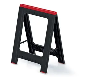STOJAK Prosperplast Titan czarny / Stojak budowlany (koza) / 580x50x793 mm / Maksymalne obciążenie: 175 kg