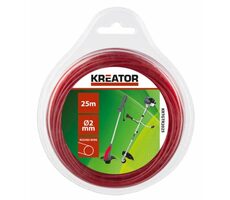 KREATOR KRTGTR2025 / Sznurek do kosiarki / okrągły / średnica 2 mm / długość 25 m