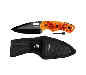 Neo Tools 63-109 / nóż survivalowy / stal nierdzewna / 20mm / 9mm / krzemień w rękojeści