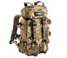 Neo Tools 84-325 / Plecak outdoorowy / kamuflaż poliestrowy / 30L / bardzo wytrzymały