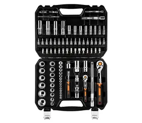 Neo Tools 10-060 / Zestaw łbów nasadowych / stal chromowo-wanadowa / obudowa