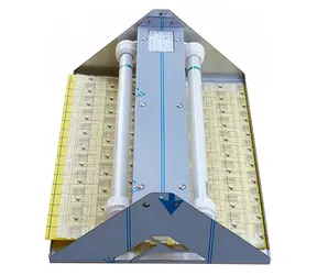 ORNO Elektryczny łapacz owadów i komarów srebrny / 230 V / do 80 m2 / 2x15W / Format1 / IP65 / z powierzchnią klejącą