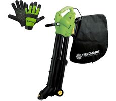 Fieldmann SET FZF 4050 + FZO 6011 / Odkurzacz ogrodowy 3 w 1 + rękawiczki / 3000W / 16 m3/min / 300 km/h / 45 l