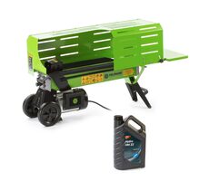 Fieldmann KIT FZLS 1004H-E + olej 4L / Łuparka do drewna / 2000 W / IP54 / Siła łupania 4 t / Max. szerokość 25 cm 