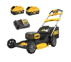 DeWalt DCMWSP156W2 / Kosiarka akumulatorowa z napędem / 2x18V / Szerokość koszenia: 53 cm / do 1340 m2 / Kosz 67 l / 2x 8,0 Ah