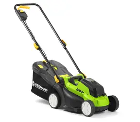 Fieldmann FZR 70335-A / Kosiarka akumulatorowa / FAST POWER 20V / 2x 2Ah / szerokość koszenia 33 cm / kosz 35 l / do 350 m2