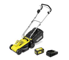 Kärcher LMO 2-18 Zestaw akumulatorowy / Kosiarka akumulatorowa / 18 V / szerokość koszenia 32 cm / kosz 30 l / 5,0 Ah