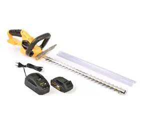 Rozpakowany - zestaw Riwall PRO RAHT 5220 / Nożyce do żywopłotów / Akumulatorowe / Listwa 520 mm / 1300 obr./min / 20 V 2 Ah / rozpakowany